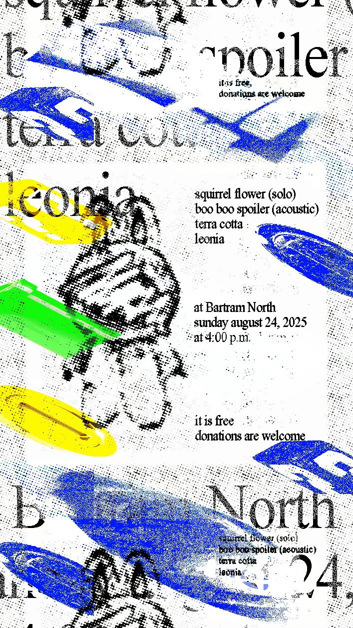 Flyer for Squirrel Flower at Bartram North