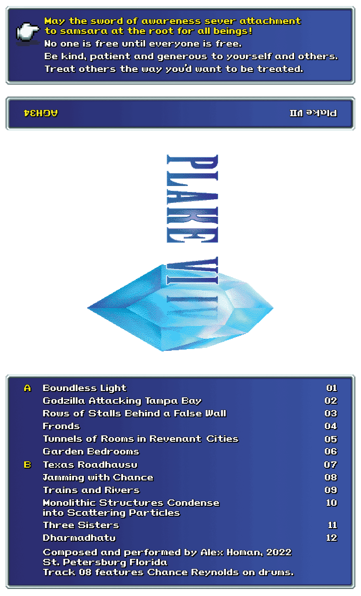 j-card design for Plake VII by Plake 64 & the Hexagrams