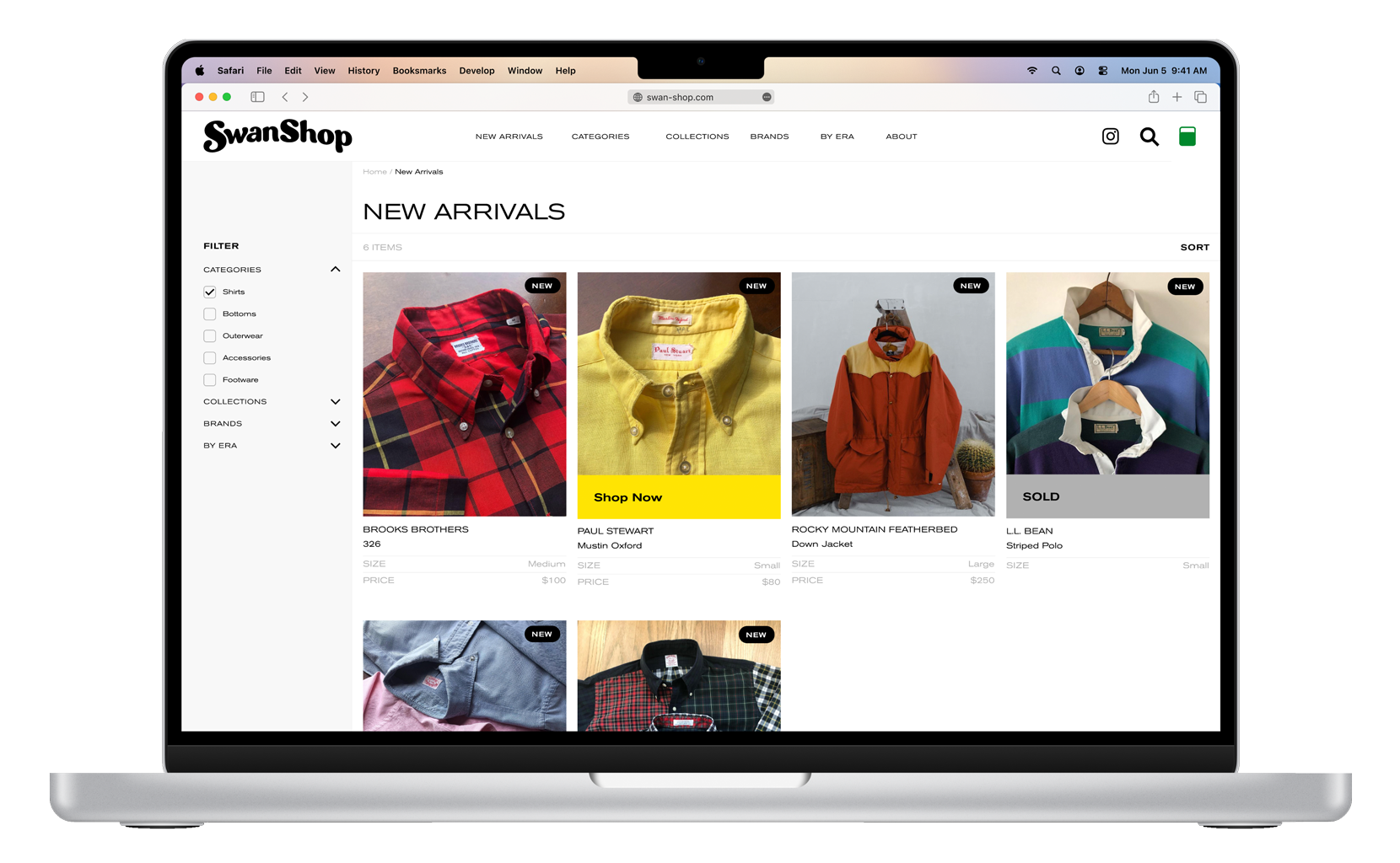 Desktop Listing Page